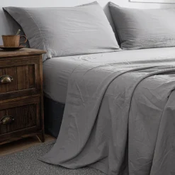 Adrien Lewis- Stone Washed Bamboo Feel Sheet Set