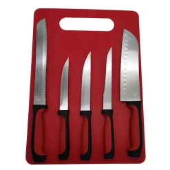 A LA CUISINE - 5 PCS Knife Set with with cutting board