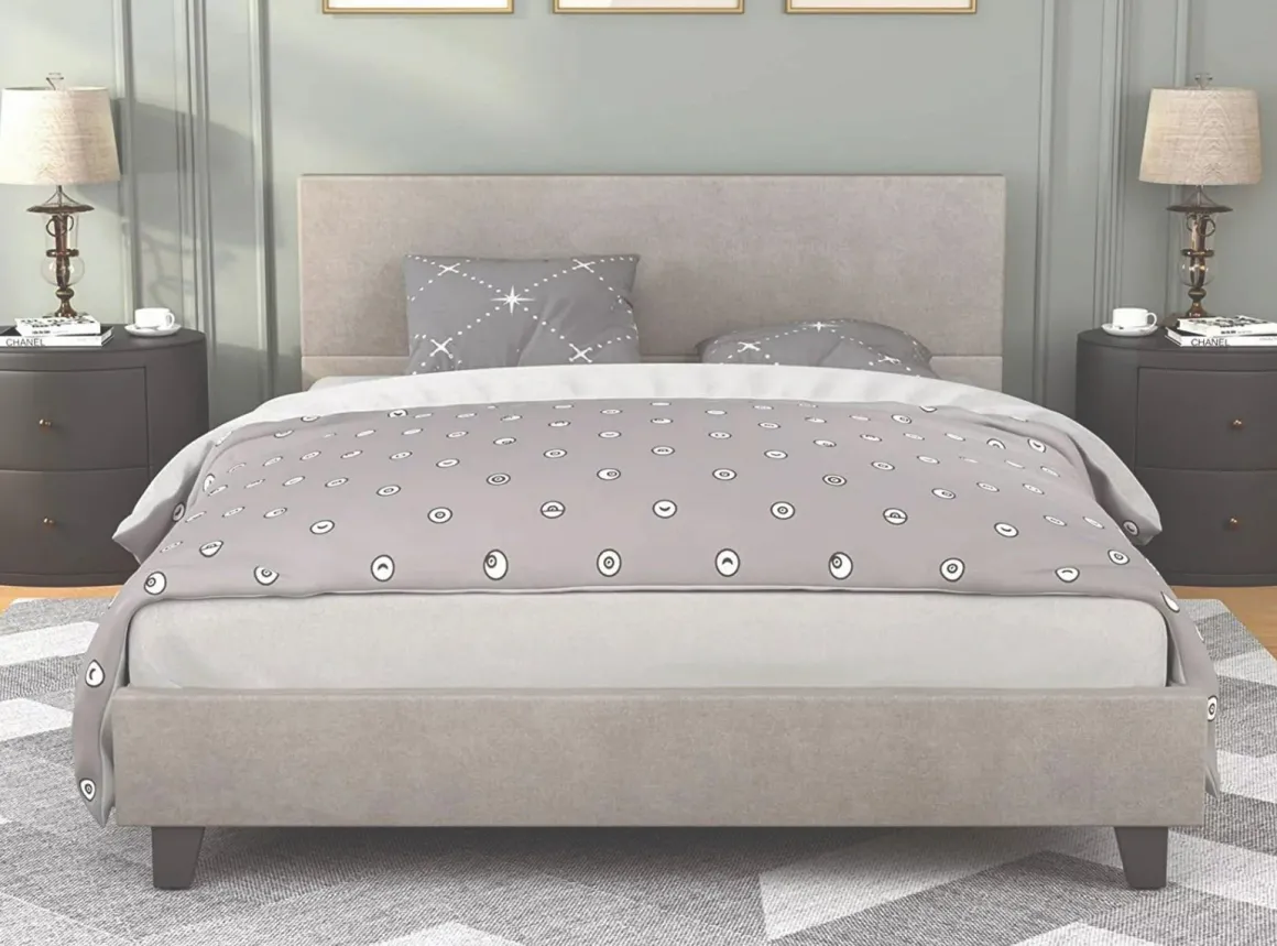 Atelier Du Nord - Banff Linen Bed Frame