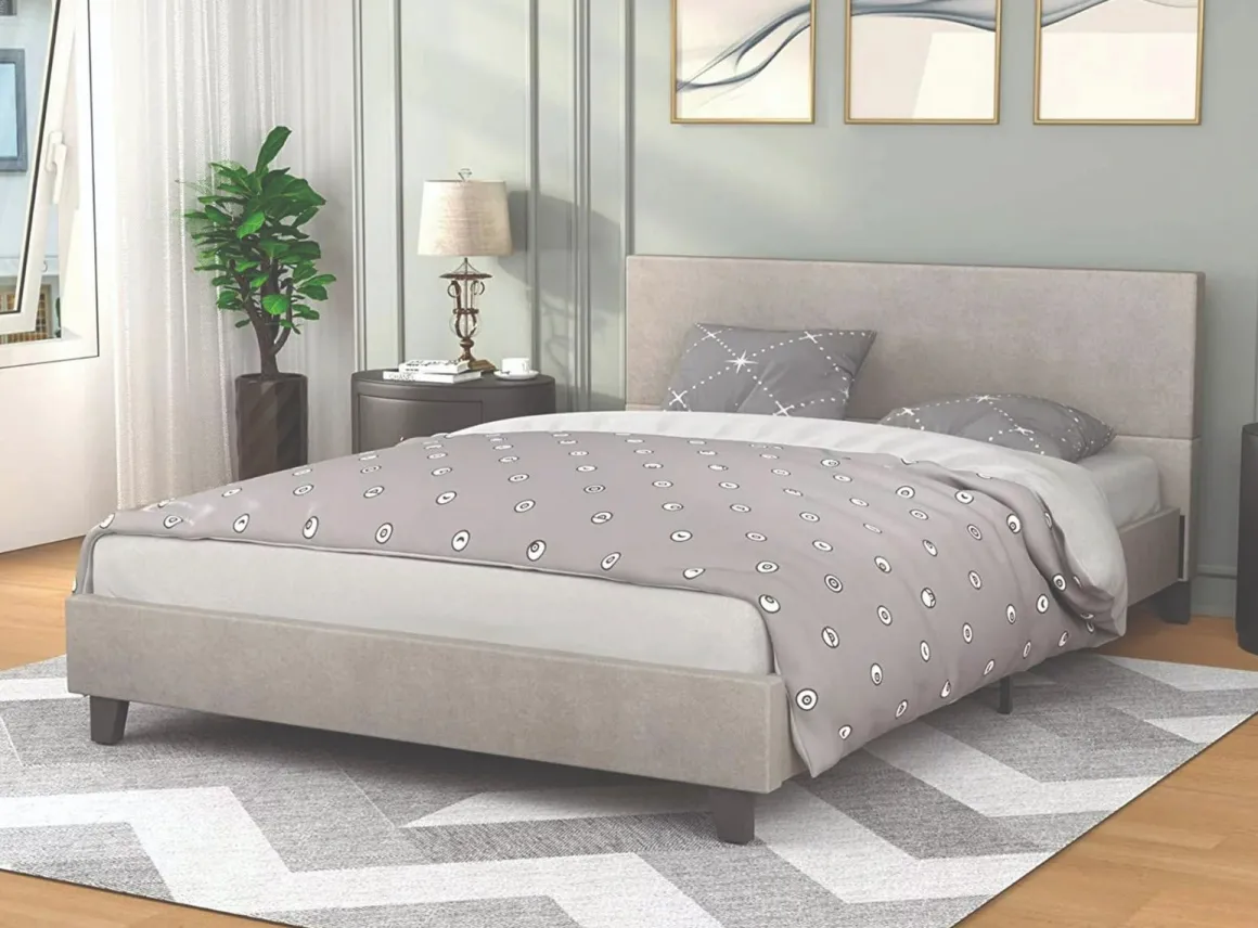 Atelier Du Nord - Banff Linen Bed Frame