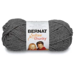 Bernat Softee Chunky Yarn – True Grey