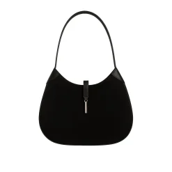 Black Gold Clasp Shoulder Bag