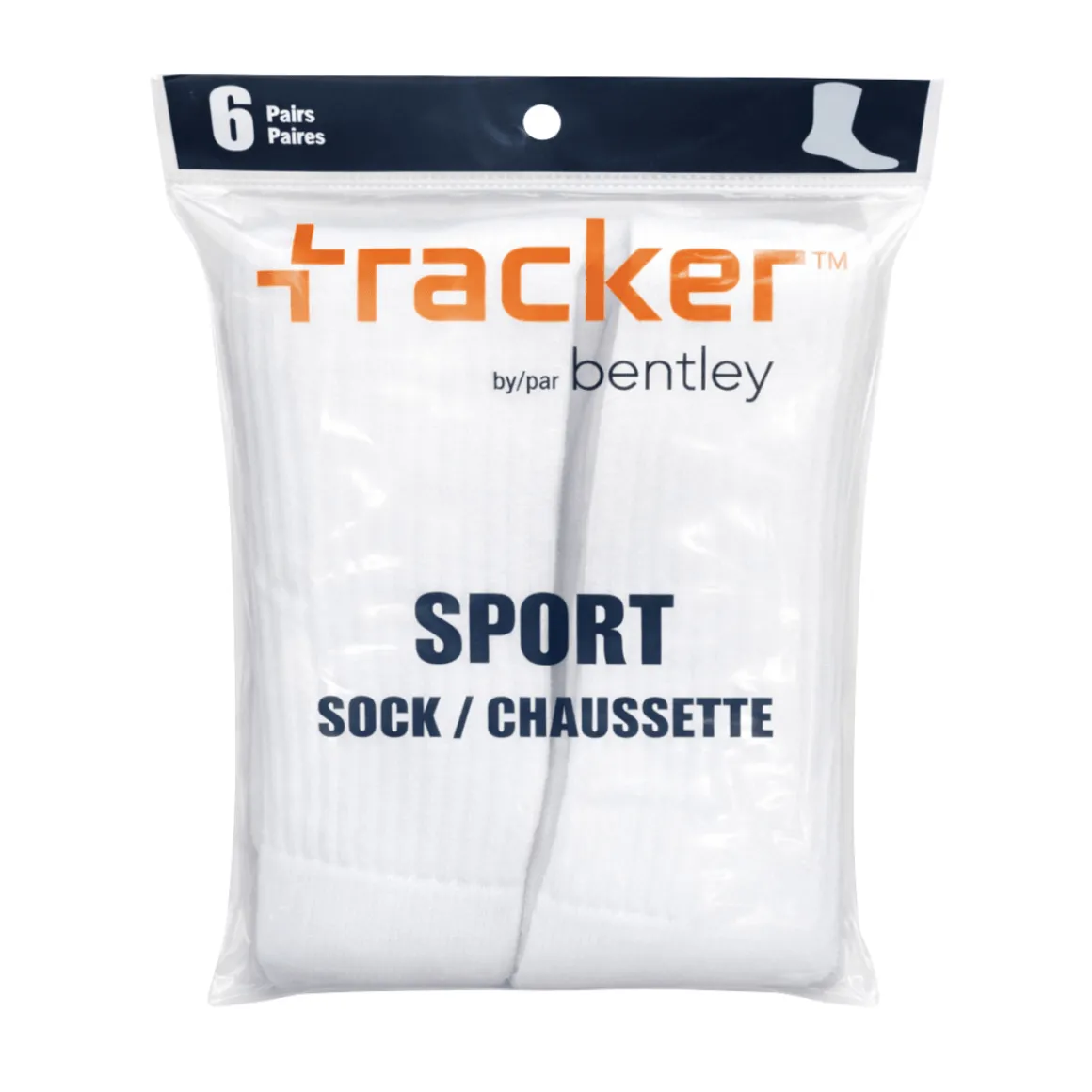 Classic White Crew Sport Socks – 6-Pack