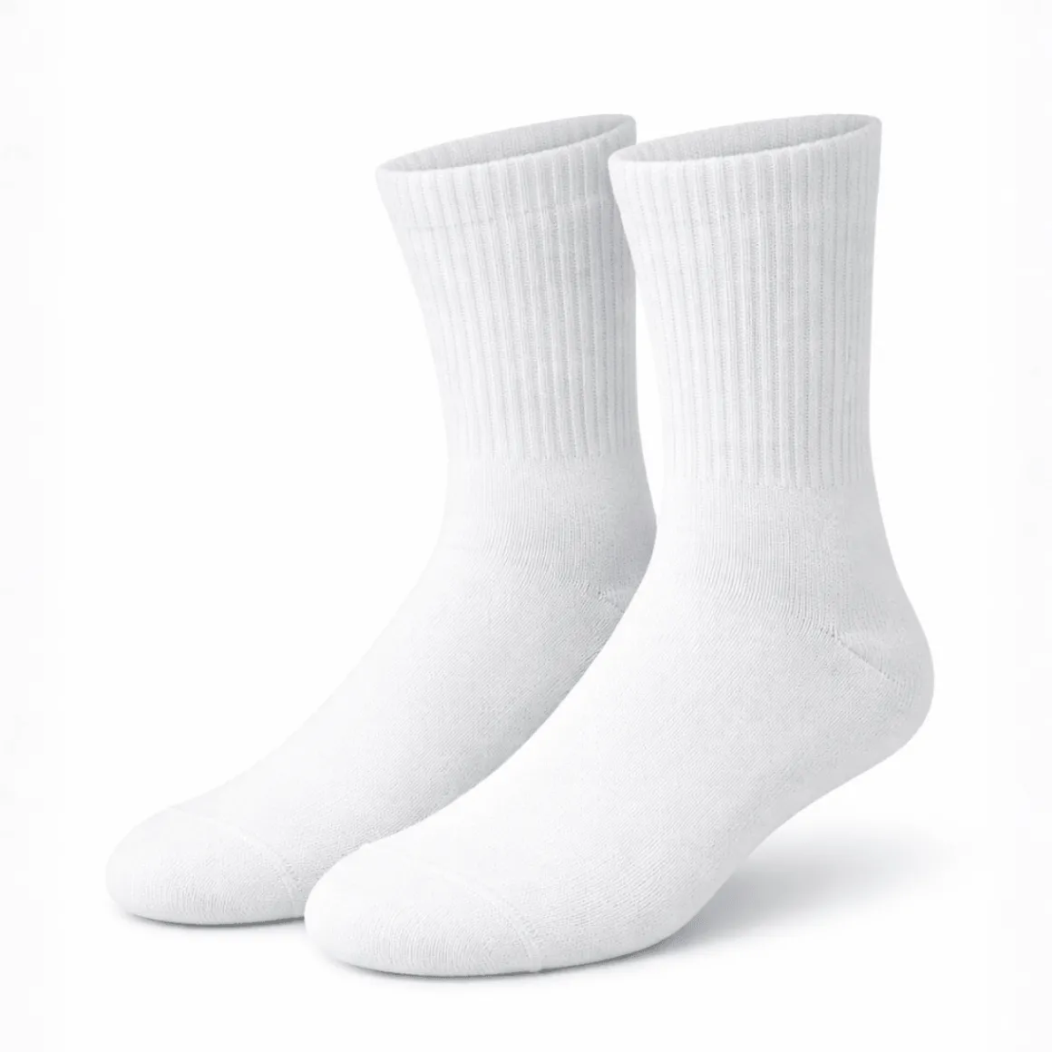 Classic White Crew Sport Socks – 6-Pack