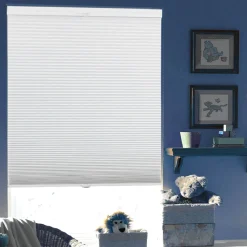Cordless Blackout Pleated Cellular Blinds | White