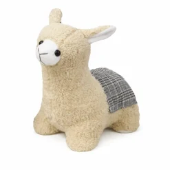 Door Stopper Llama Cream 10in Height 21x15x26cm