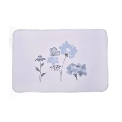Florance - Memory Foam Bath Mat 20x30 Blue