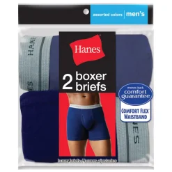Hanes | 2-Pack Assorted Colors Boxer Briefs