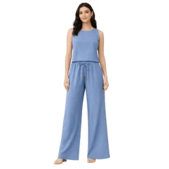 JouJou Airflow Sleeveless Top & Palazzo Pant Set
