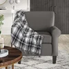 Kamala- Plaid Throw 50x60 Black/white