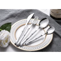 Ã la cuisine - 24pcs Cutlery marble Set
