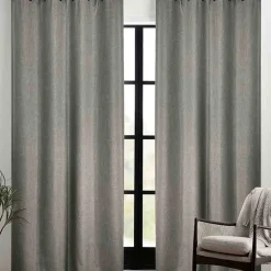 Lauren Taylor 2 PK Faux Silk Grommet Panels