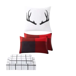 Lodge Plaid Comforter Set – 8 Pieces (King)