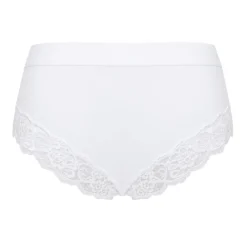 2-Pack Cotton Stretch Bikini Panties with Lace Trim