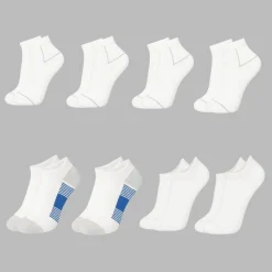 8-Pack Sport Ankle Socks (Ages 7–9)