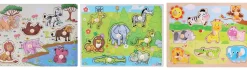 8pcs Wooden Chunky Puzzle