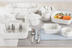 Selection of Marble Effect Baking Dishes - CARRERA
