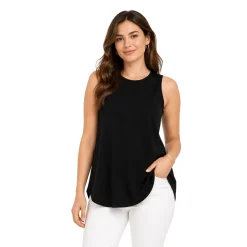 Sleeveless Fluid Essential Top