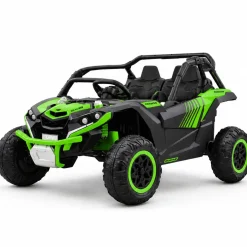12V Electric Ride-On UTV Buggy with Remote Control, LED Lights & Working Doors